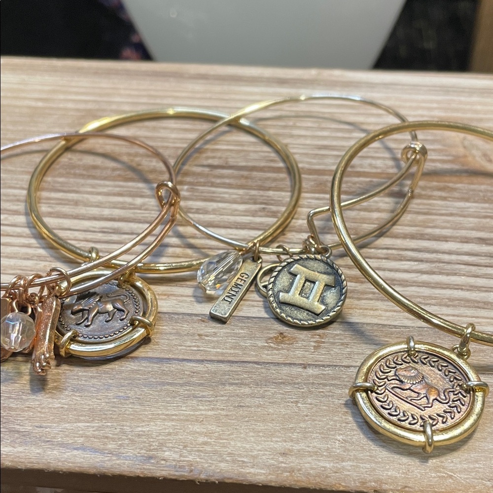 Gold Charm Bangle Bundle - Picture 5 of 6